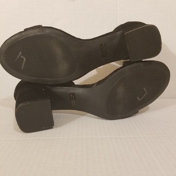 Rampage Ram-Norma Black Suede Ankle Block Heel - Picture 6 of 8